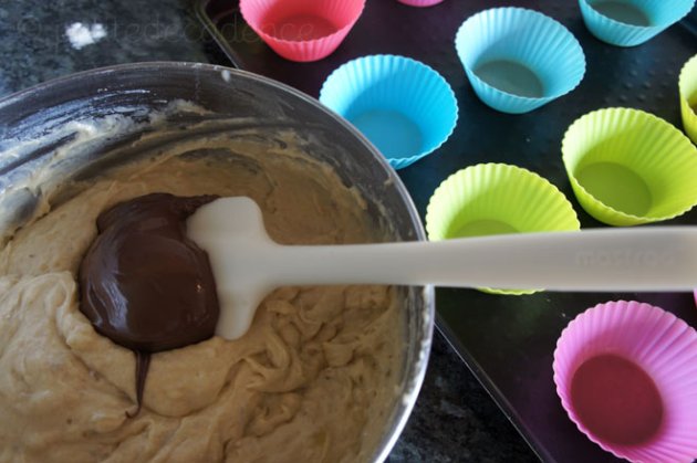 Batter with nutella