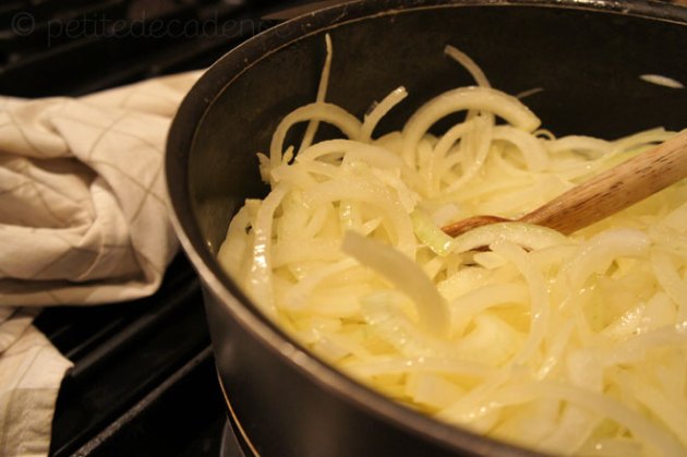 Cokking onions