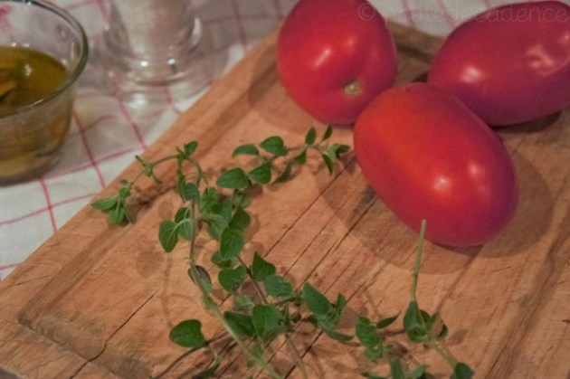 tomatoes and oregano