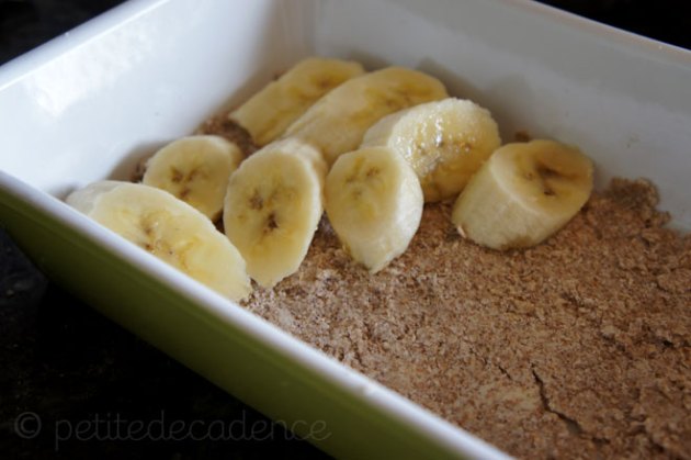 Assembling the crumble