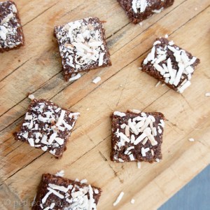 Almond cocoa energy squares