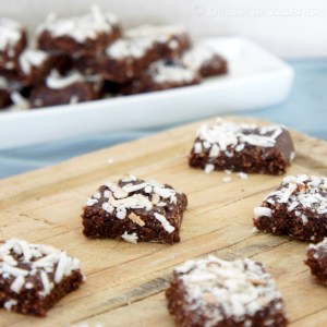 Almond cocoa energy squares