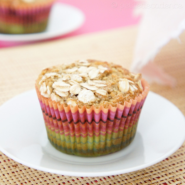 Greek yogurt chocolate banana muffins