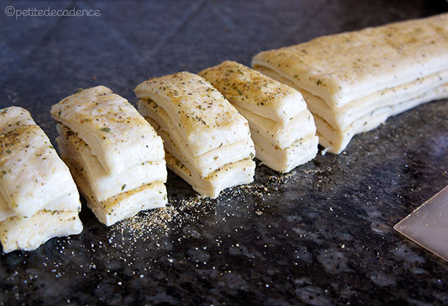 Garlic Parmesan soft butterflake rolls